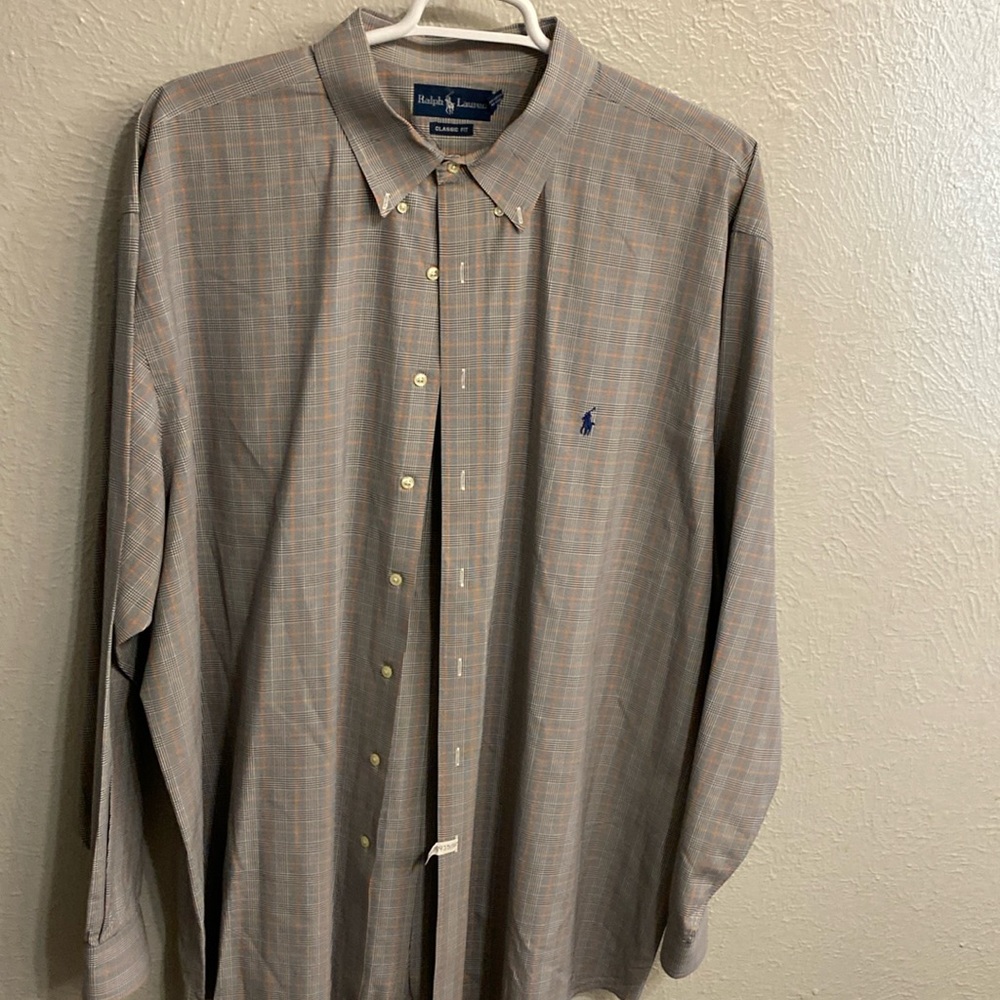Ralph Lauren button down shirt, classic fit size 3 XLT